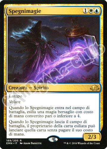 189 / 205 Spegnimagie rara normale (IT) -NEAR MINT-