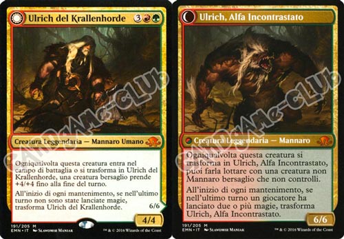 191 / 205 Ulrich del Krallenhorde rara mitica normale (IT) -NEAR MINT-