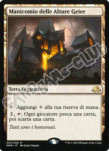 203 / 205 Manicomio delle Alture Geier rara normale (IT) -NEAR MINT-