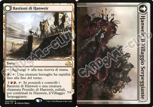 204 / 205 Bastioni di Hanweir rara normale (IT) -NEAR MINT-