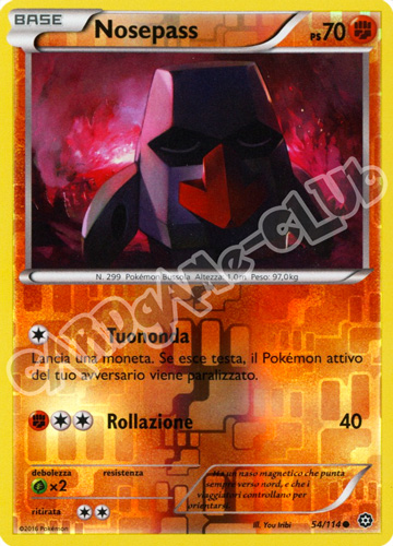 054 / 114 Nosepass comune foil reverse (IT) -NEAR MINT-