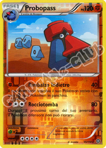 055 / 114 Probopass rara foil reverse (IT) -NEAR MINT-