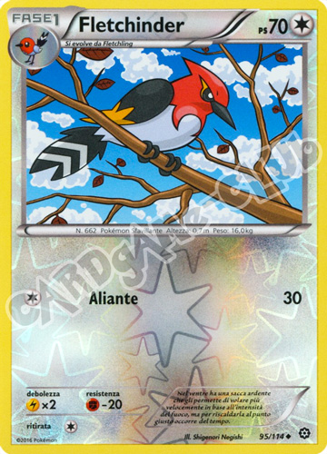 095 / 114 Fletchinder non comune foil reverse (IT) -NEAR MINT-