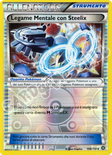 106 / 114 Legame Mentale con Steelix non comune foil reverse (IT) -NEAR MINT-
