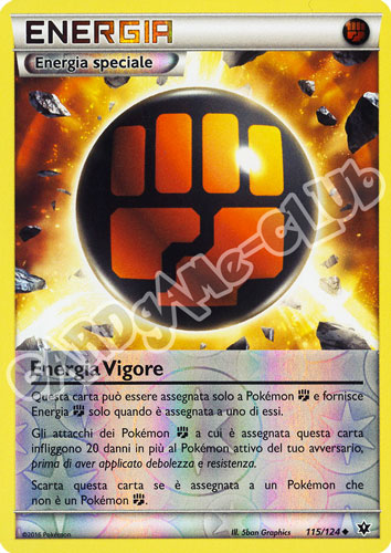 115 / 124 Energia Vigore non comune foil reverse (IT) -NEAR MINT-
