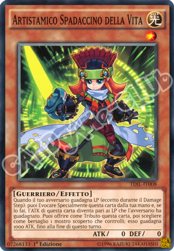 TDIL-IT008 Artistamico Spadaccino Della Vita comune 1a Edizione (IT) -NEAR MINT-