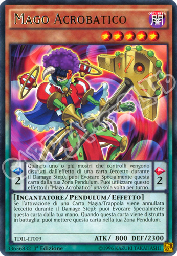 TDIL-IT009 Mago Acrobatico rara 1a Edizione (IT) -NEAR MINT-
