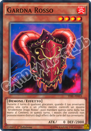 TDIL-IT015 Gardna Rosso comune 1a Edizione (IT) -NEAR MINT-