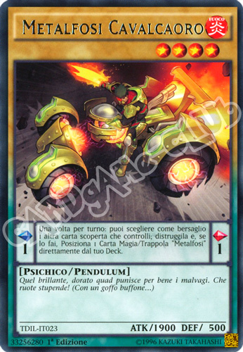 TDIL-IT023 Metalfosi Cavalcaoro rara 1a Edizione (IT) -NEAR MINT-