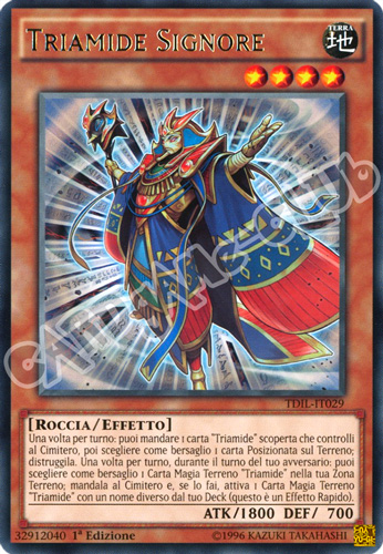 TDIL-IT029 Triamide Signore rara 1a Edizione (IT) -NEAR MINT-