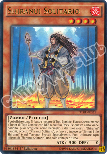 TDIL-IT031 Shiranui Solitario ultra rara 1a Edizione (IT) -NEAR MINT-