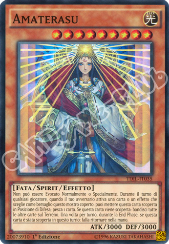 TDIL-IT035 Amaterasu super rara 1a Edizione (IT) -NEAR MINT-
