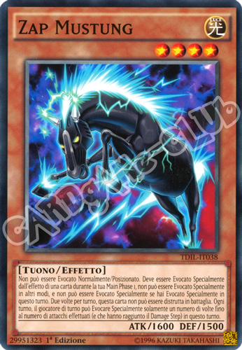 TDIL-IT038 Zap Mustung comune 1a Edizione (IT) -NEAR MINT-