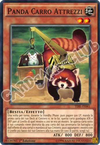 TDIL-IT041 Panda Carro Attrezzi comune 1a Edizione (IT) -NEAR MINT-