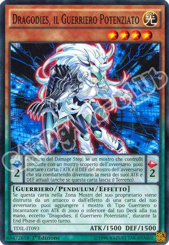 TDIL-IT093 Dragodies, Il Guerriero Potenziato comune 1a Edizione (IT) -NEAR MINT-