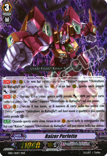 EB01-IT001 Raizer Perfetto tripla rara foil (IT) -NEAR MINT-