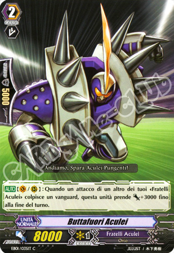 EB01-IT035 Buttafuori Aculei comune normale (IT) -NEAR MINT-