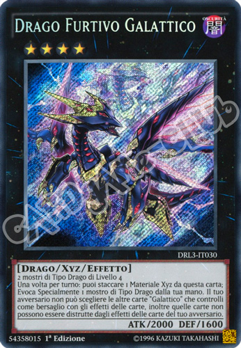 DRL3-IT030 Drago Furtivo Galattico rara segreta 1a edizione (IT) -NEAR MINT-