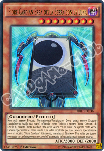 DRL3-IT036 Fiore Cardian Erba della Zebra con la Luna ultra rara 1a edizione (IT) -GOOD-