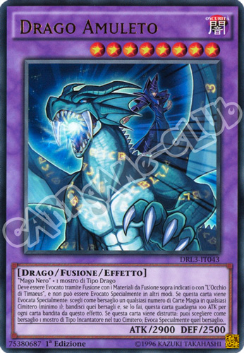 DRL3-IT043 Drago Amuleto ultra rara 1a edizione (IT) -NEAR MINT-