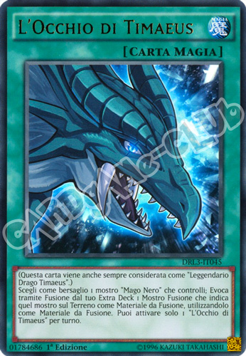 DRL3-IT045 L'Occhio di Timaeus ultra rara 1a edizione (IT) -NEAR MINT-