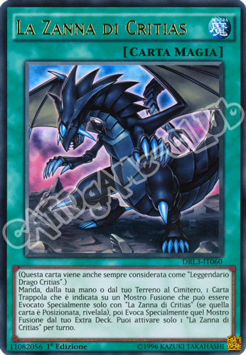DRL3-IT060 La Zanna di Critias ultra rara 1a edizione (IT) -NEAR MINT-