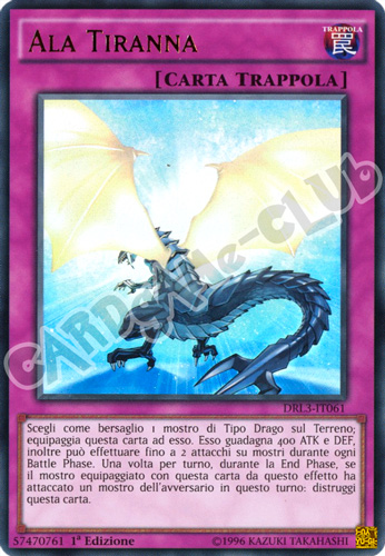 DRL3-IT061 Ala Tiranna ultra rara 1a edizione (IT) -NEAR MINT-