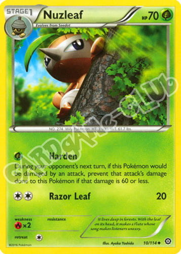 010 / 114 Nuzleaf non comune normale (EN) -NEAR MINT-