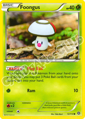 012 / 114 Foongus comune normale (EN) -NEAR MINT-