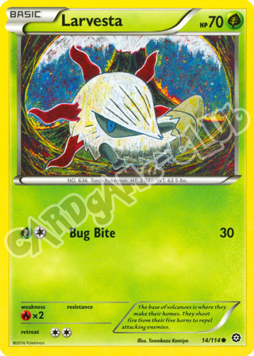 014 / 114 Larvesta comune normale (EN) -NEAR MINT-