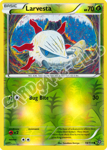 014 / 114 Larvesta comune foil reverse (EN) -NEAR MINT-