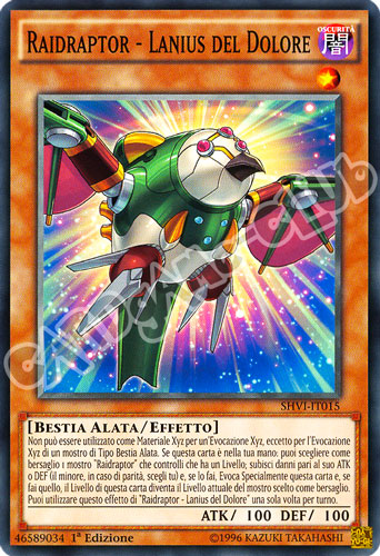 SHVI-IT015 Raidraptor - Lanius del Dolore comune 1a Edizione (IT) -NEAR MINT-