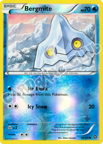 036 / 114 Bergmite comune foil reverse (EN) -NEAR MINT-