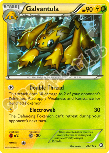 042 / 114 Galvantula rara normale (EN) -NEAR MINT-