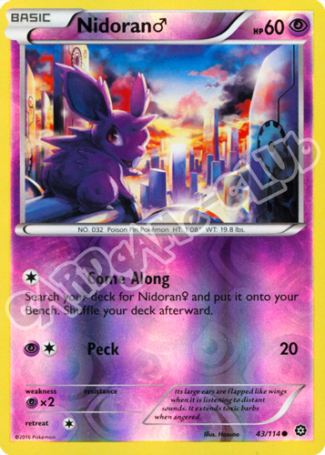 043 / 114 Nidoran comune foil reverse (EN) -NEAR MINT-