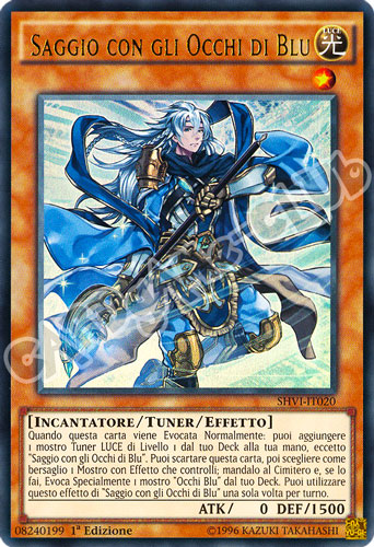 SHVI-IT020 Saggio con gli Occhi di Blu ultra rara 1a Edizione (IT) -NEAR MINT-