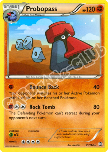 055 / 114 Probopass rara normale (EN) -NEAR MINT-