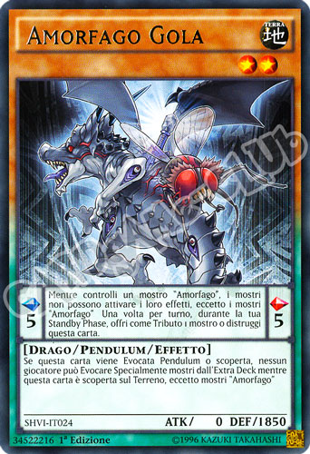 SHVI-IT024 Amorfago Gola rara 1a Edizione (IT) -NEAR MINT-