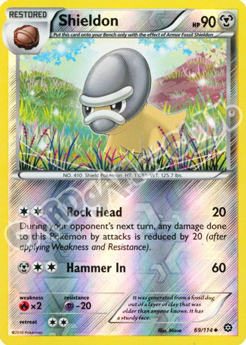 069 / 114 Shieldon non comune foil reverse (EN) -NEAR MINT-