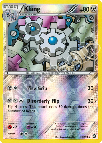 072 / 114 Klang non comune foil reverse (EN) -NEAR MINT-