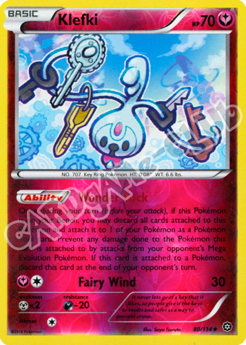 080 / 114 Klefki non comune foil reverse (EN) -NEAR MINT-