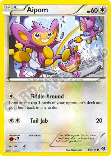 090 / 114 Aipom comune normale (EN) -NEAR MINT-