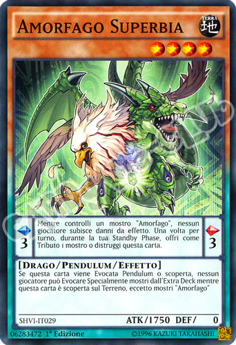 SHVI-IT029 Amorfago Superbia comune 1a Edizione (IT) -NEAR MINT-