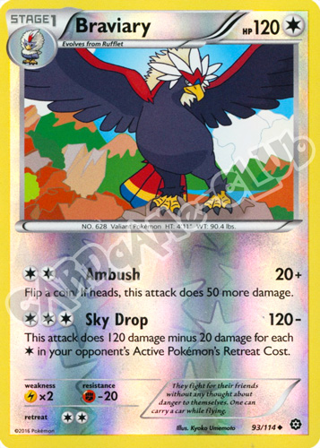 093 / 114 Braviary non comune foil reverse (EN) -NEAR MINT-