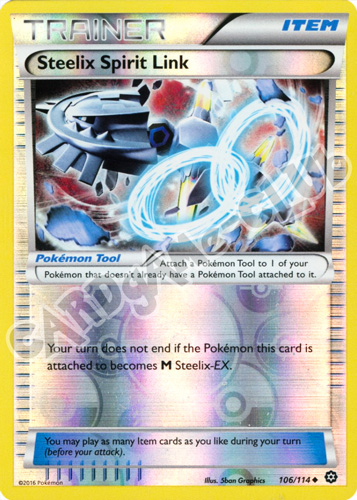 106 / 114 Steelix Spirit Link non comune foil reverse (EN) -NEAR MINT-