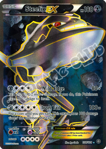 108 / 114 Steelix EX rara segreta foil (EN) -NEAR MINT-