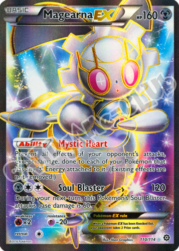 110 / 114 Magearna EX rara segreta foil (EN) -NEAR MINT-
