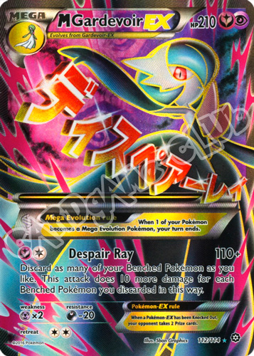 112 / 114 Mega Gardevoir EX rara segreta foil (EN) -NEAR MINT-