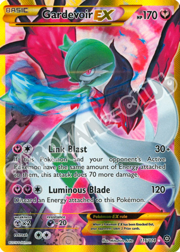 116 / 114 Gardevoir EX rara segreta foil (EN) -NEAR MINT-