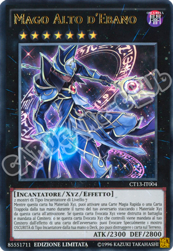 CT13-IT004 Mago Alto d'Ebano ultra rara Edizione Limitata (IT) -NEAR MINT-